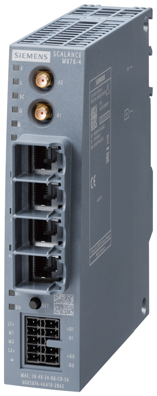 SCALANCE M8764 4G router Ethernetltgt4G VPN firewall NAT