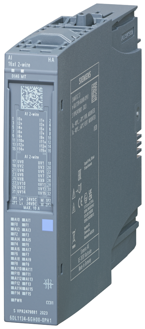SIMATIC ET 200SP HA AI 16xI 2wire HA