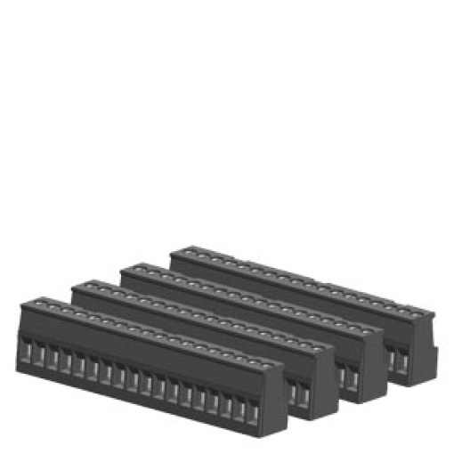 SIMATIC S71200 Tinplated joint block 18 pins screw PU 4