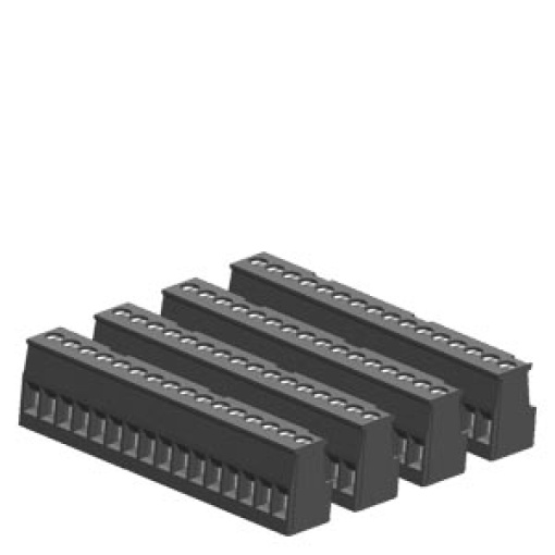 SIMATIC S71200 Tinplated joint block 16 pins screw PU 4