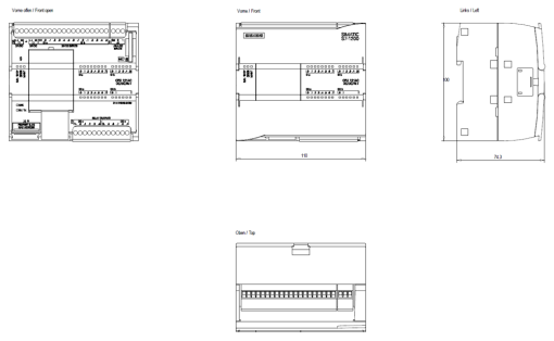 SIMATIC S71200 CPU 1214C DCDCrelay 14DI  10DQ  2AI