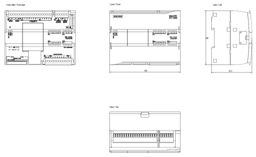 SIMATIC S71200 CPU 1215C DCDCDC 14DI  10DQ  2AI  2AQ