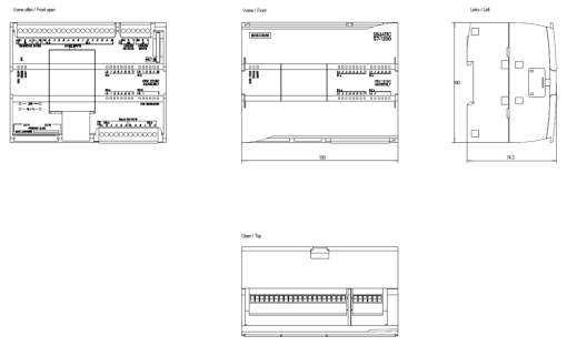 SIMATIC S71200 CPU 1215C ACDCrelay 14DI  10DQ  2AI  2AQ