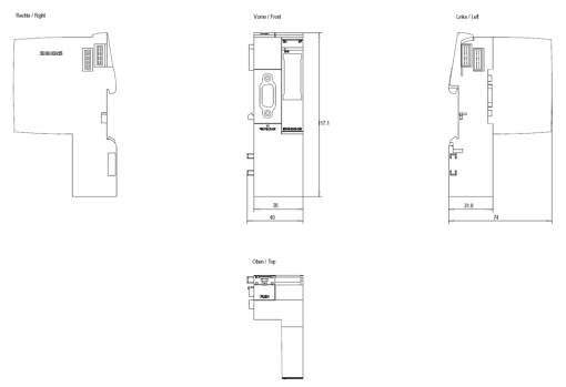 SIMATIC ET 200SP CM PROFIBUS DP Masterslave