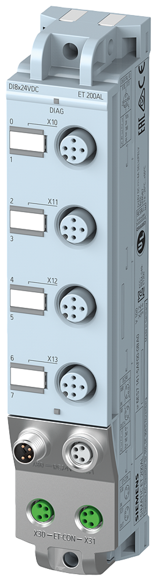 SIMATIC ET 200AL DI 8x24VDC 4x M12