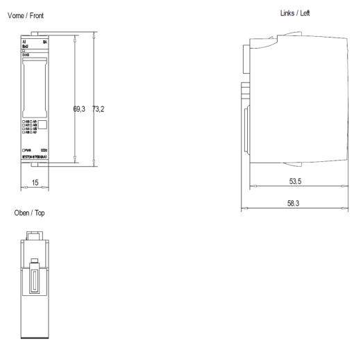 SIMATIC ET 200SP AI 8xU BA