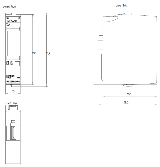 SIMATIC ET 200SP DQ 4x24 V DC2 A HS