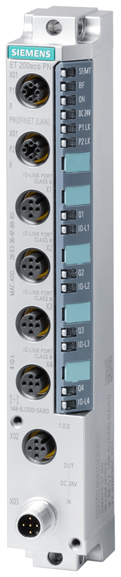SIMATIC ET 200eco PN 4IOL 4x M12