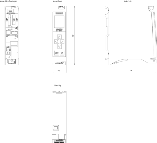 SIMATIC S71500 CPU 1513R1 PN