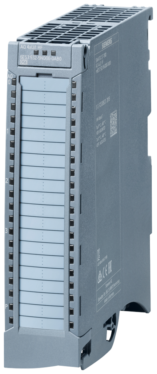 SIMATIC S71500 AQ 4xUI HF 35 mm Incl power supply element shield bracket