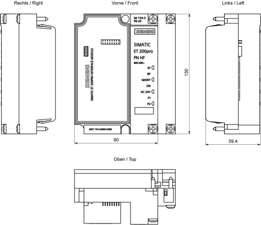 SIMATIC ET 200pro IM 1543 PN HF