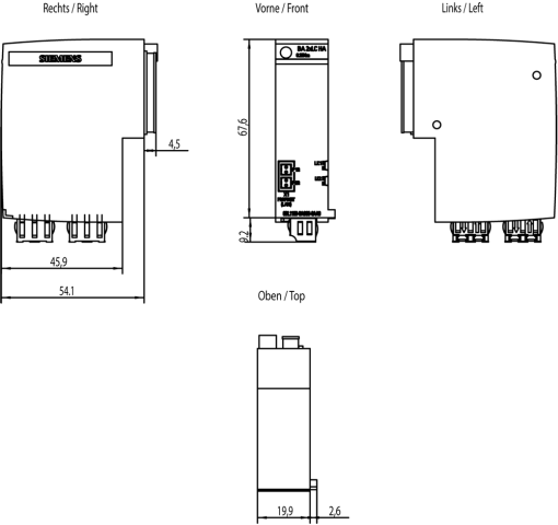 SIMATIC ET 200SP HA BA 2xLC
