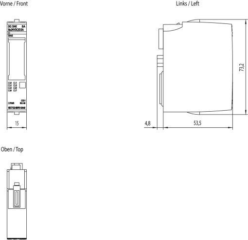 SIMATIC ET 200SP DQ 8x24VDC05A SNK BA