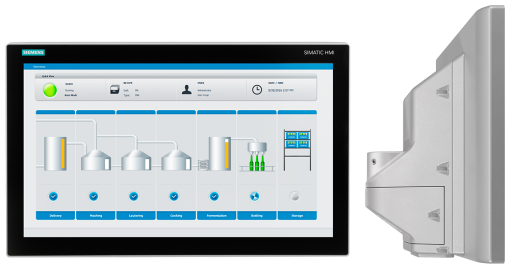 SIMATIC HMI TP1900 Comfort PRO Prepared for support arm and extension components