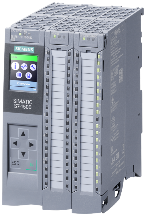 SIMATIC S71500 CPU 1511C1 PN 16DI16DQ5AI2AQ