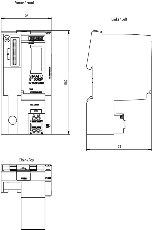 SIMATIC ET 200SP IM 1556 PN2 HF With server module