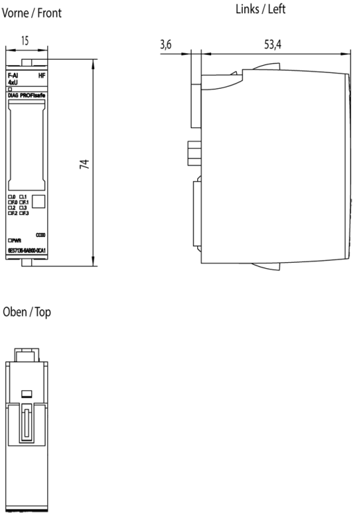 SIMATIC ET 200SP FAI 4XU 010V HF
