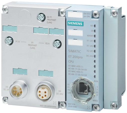 SIMATIC ET 200pro CPU 1513pro2 PN