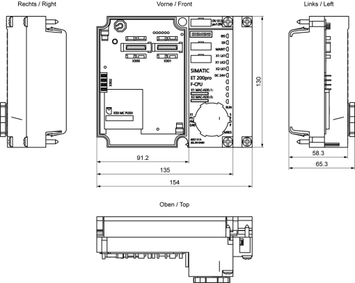 SIMATIC ET 200pro CPU 1513pro F2 PN