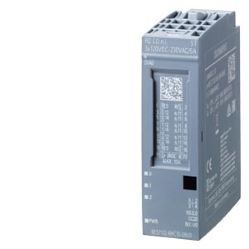 SIMATIC ET 200SP RQ 3x120VDC230VAC5A CO ni ST Changeover contact nonflo