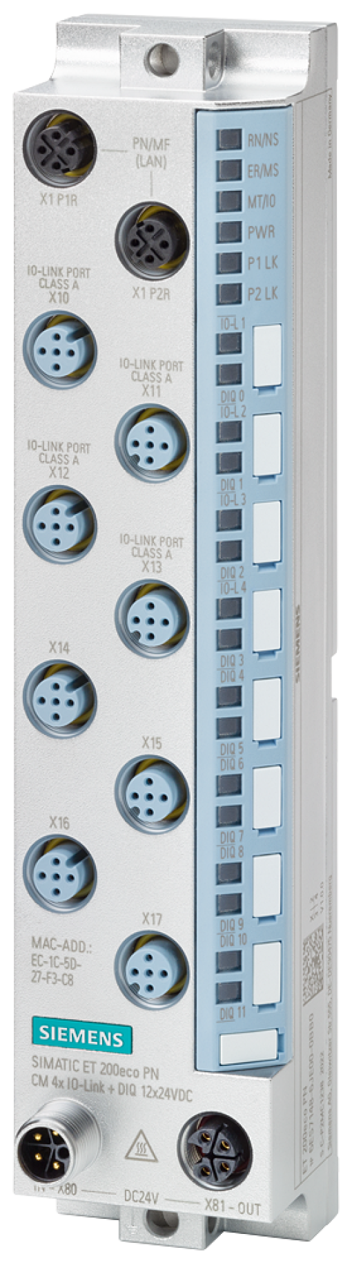 SIMATIC ET 200eco PN CM 8xIOLink M12L 8x M12