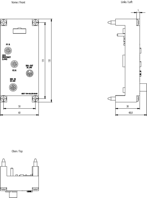SIMATIC ET 200pro CM IM PN M12 M12L S