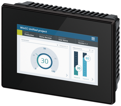 SIMATIC HMI MTP700 Unified Comfort Neutral front