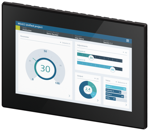 SIMATIC HMI MTP1200 Unified Comfort Neutral front