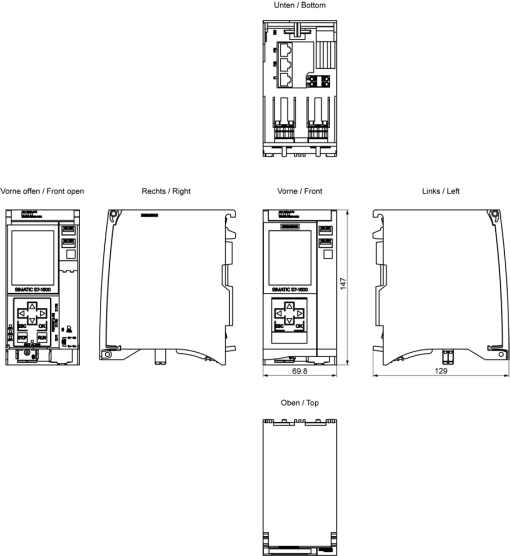 SIMATIC S71500 CPU 1515R2 PN