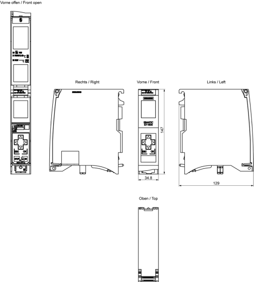SIMATIC S71500 CPU 1513R1 PN