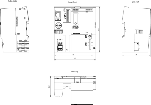 SIMATIC ET 200SP CPU 1514SP F2 PN