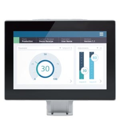 SIMATIC HMI MTP1200 Unified Comfort PRO Neutral Front Prepared for pedestal a