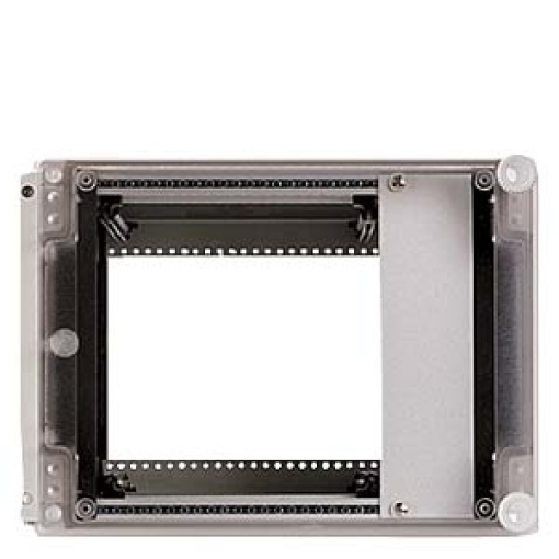 Front panel mounting enclosure IP65NEMA 2 in ABS plastic for 19 insert 21 TE