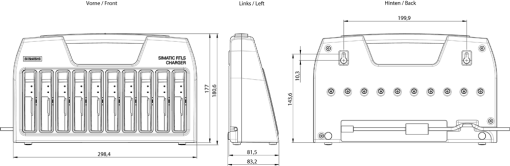 SIMATIC RTLS accessory charging cradle for transponder without power supply 