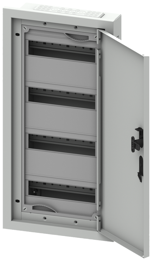 ALPHA 160 DIN wallmounted distribution board flushmounting partially equi
