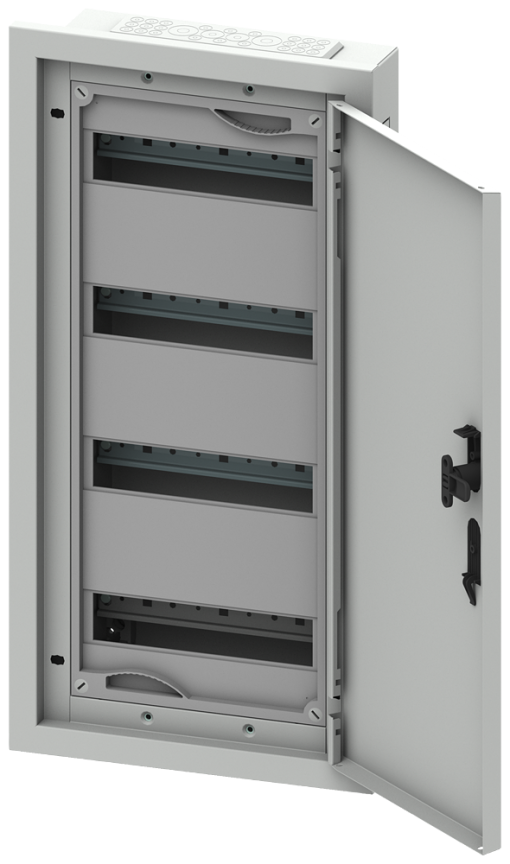 ALPHA 160 DIN wallmounted distribution board flushmounting partially equi