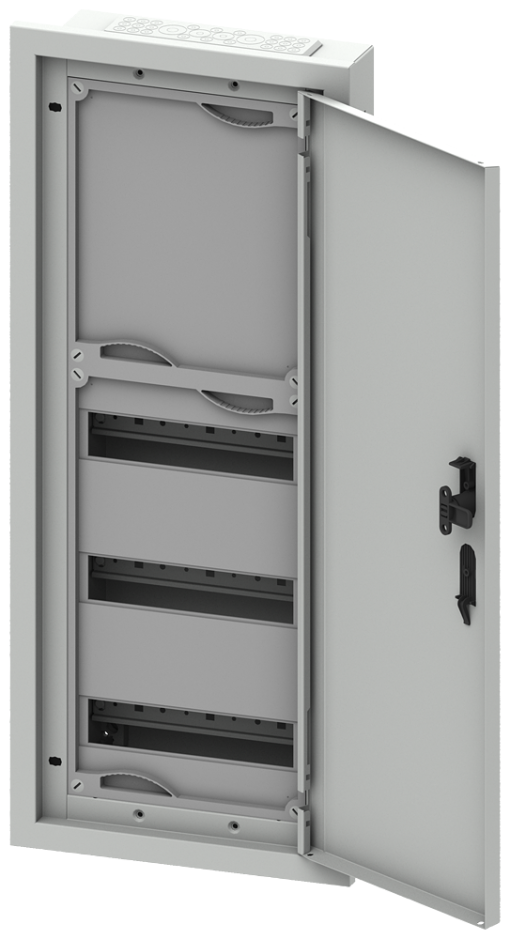 ALPHA 160 DIN wallmounted distribution board flushmounting partially equi