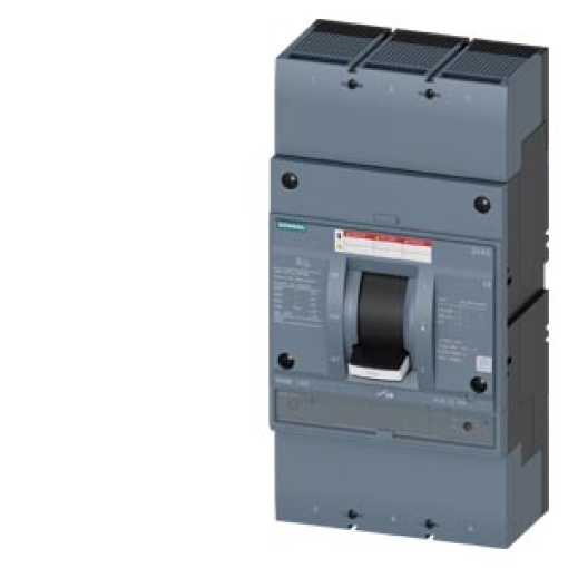 Circuit breaker 3VA5 UL frame 800 breaking capacity class H 65 kA  480 V 3pole