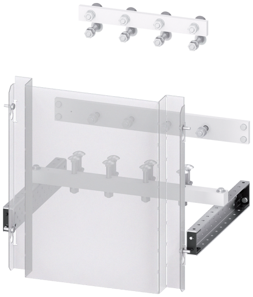 SIVACON S4 cable connection 3VA27 34pole fixedmounted W 400 mm
