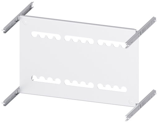 SIVACON S4 mounting plate 3VA12 250 A 34pole plugin socket H 350 mm 