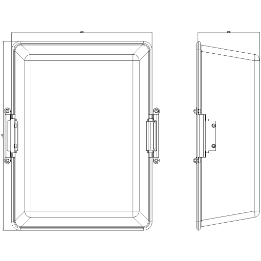 Protective cover IP55 for 3WA2  3WA3 circuit breakers Not possible in combi