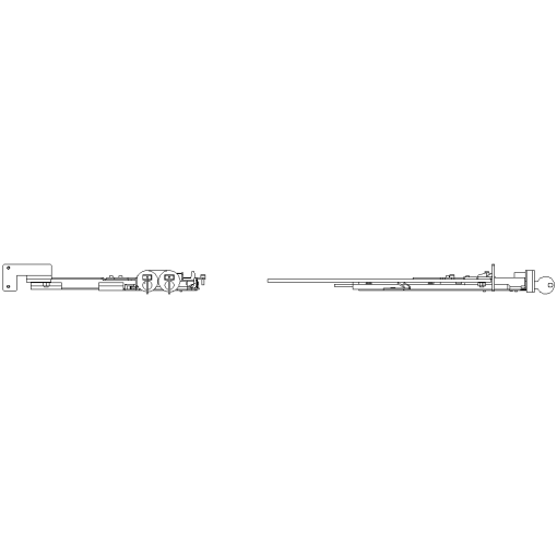 Mounting Kit KirkKey and Yale Locking provision against unauthorized closing