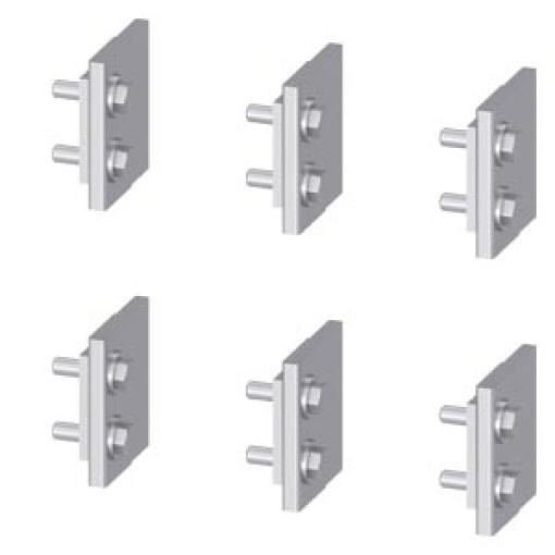 Blades Spare part for cradle guide frame rear walls with with rear vertica