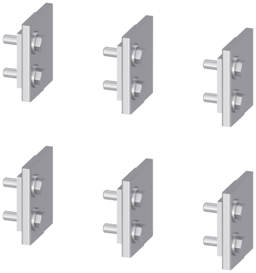 Blades Spare part for cradle guide frame rear walls with with rear horizon