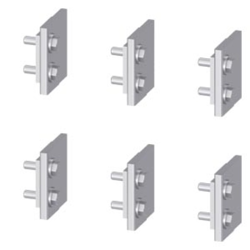 Blades Spare part for cradle guide frame rear walls with with rear horizon