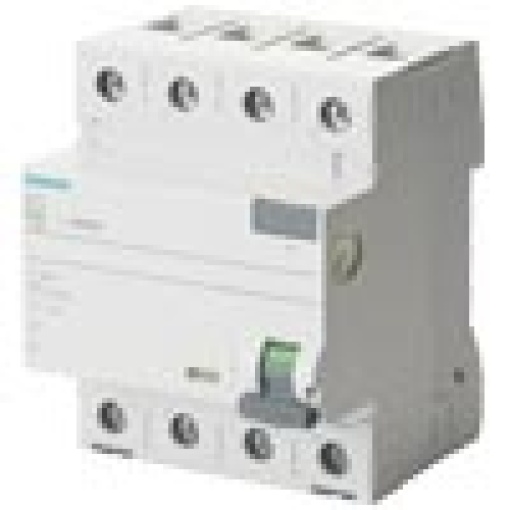 Residual current operated circuit breaker 4pole type A In 125 A 100 mA