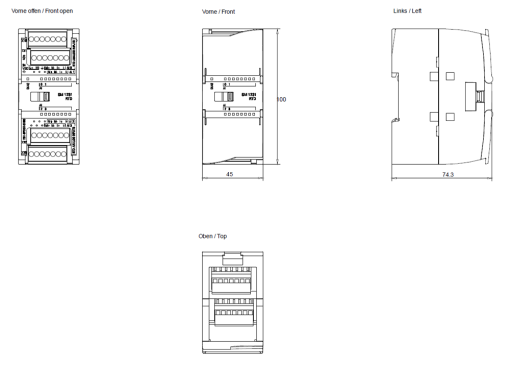 SIMATIC S71200 SM 1231 AI 4x16 bit RTD