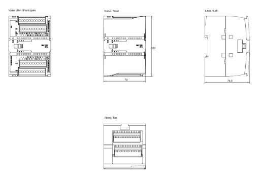 SIMATIC S71200 SM 1231 AI 8x16 bit RTD