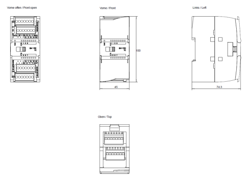 SIMATIC S71200 SM 1231 AI 8x16 bit TC