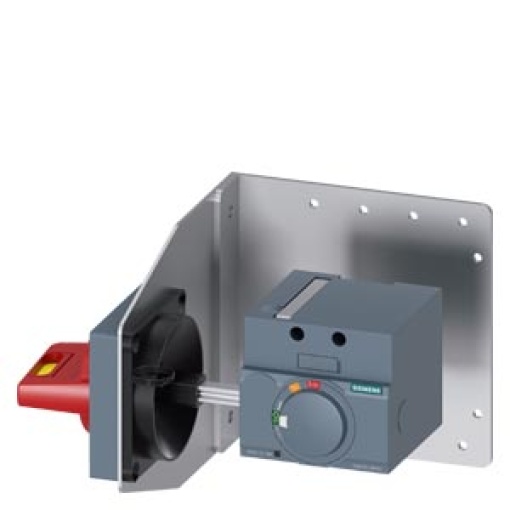 Side wall mounted rotary operator EMERG.-STOP IEC IP65 with mounting bracket ...